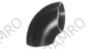 ELBOW STEEL BUTT-WELDING SGP, 90DEG SHORT RADIUS 90A