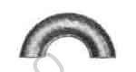 RETURN BEND STEEL BUTT-WELDING, SGP 180DEG LONG RADIUS 25A