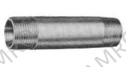 NIPPLE LONG STEEL 1/4 X 4", THREADED FOR H.P. PIPE FITTING
