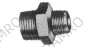 NIPPLE HEXAGON REDUCING STEEL, THREAD 1-1/2X1-1/4 F/H.P.PIPE