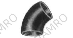 ELBOW BRASS 45DEG 3/4 THREADED