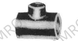 TEE REDUCING BRASS 1-1/4X1, THREADED