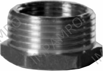 BUSHING HEXAGON BRASS, 2"BSP MALE X 1-1/4"BSP FEMALE
