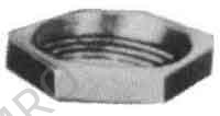 LOCK NUT BRASS 1-1/2 THREADED