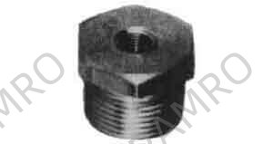 BUSHING HEX STAINLESS STEEL, 1/4X1/8 THREADED