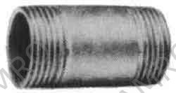 NIPPLE ROUND STAINLESS STEEL, 1-1/4 THREADED
