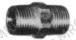 NIPPLE HEXAGON STAINLESS STEEL, 3/8 THREADED