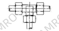 TEE COMPRESSION STEEL, 22MM 400KG