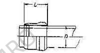 SLEEVE FOR STEEL COMPRESSION, FITTING 21.7MM 400KG