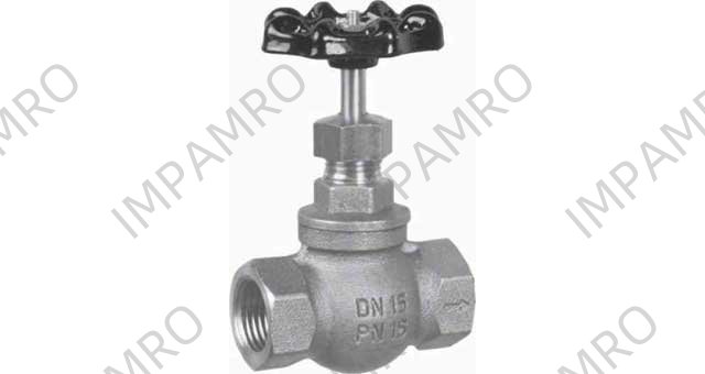 GLOBE VALVE DIN BRONZE SCREWED, #250 3"