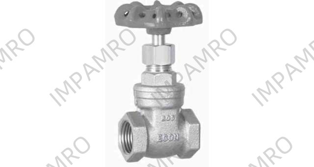 GATE VALVE DIN BRONZE SCREWED, 12BAR #290A 1"