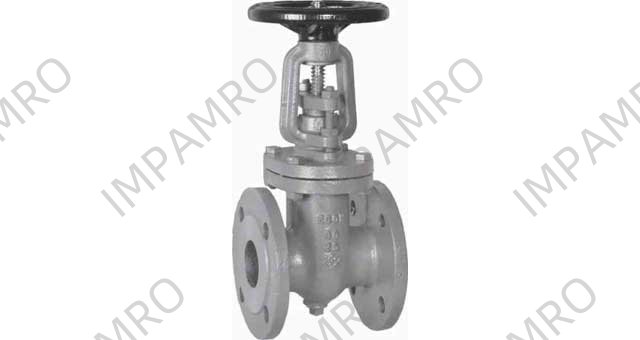 GATE VALVE DIN CAST IRON, FLANGED PN10 #2406 125MM