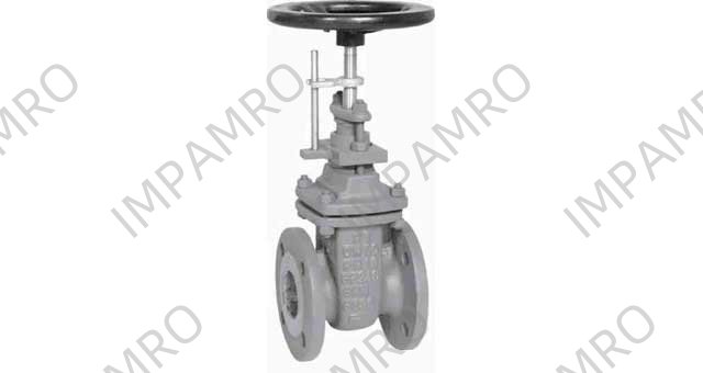 GATE VALVE DIN CARBON STEEL, FLANGED PN10 #315 100MM