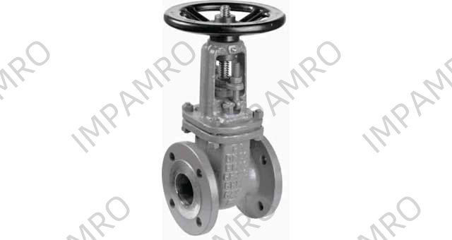 GATE VALVE DIN CARBON STEEL, FLANGED PN10 #309 65MM