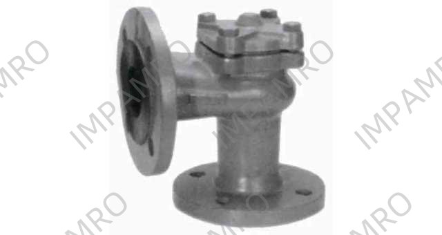 CHECK VALVE DIN C/IRON FLANGED, LIFT PN16 ANGLE #78 DN 40