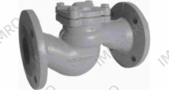 CHECK VALVE DIN C/IRON FLANGED, LIFT TYPE PN16 #101 DN 40