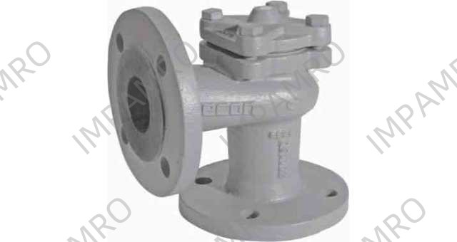 CHECK VALVE DIN C/IRON FLANGED, LIFT PN16 ANGLE #102 DN 50