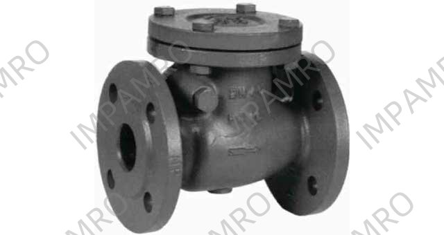 CHECK VALVE DIN C/IRON FLANGED, SWING TYPE PN16 #83GU 40MM