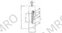 VALVE CHECK CARBON STEEL DIN, WAFER LONG PN16 #4012 500MM