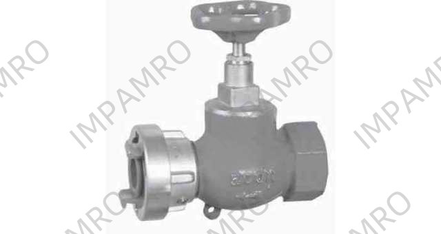 FIRE/DECKWASH VALVE DIN FEMALE, THREAD COPPER ALLOY #902 2-1/2"