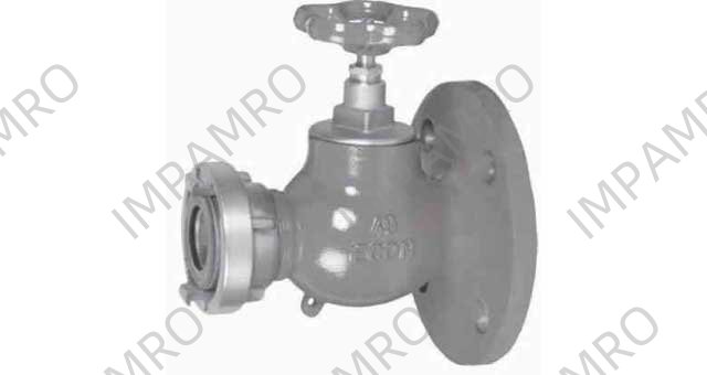 FIRE/DECKWASH VALVE DIN COPPER, ALLOY FLANGED PN16 #908 65MM