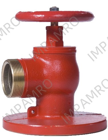 FIRE HYDRANT DIN BRASS ANGLE, FLANGED & MALE THREAD END DN38