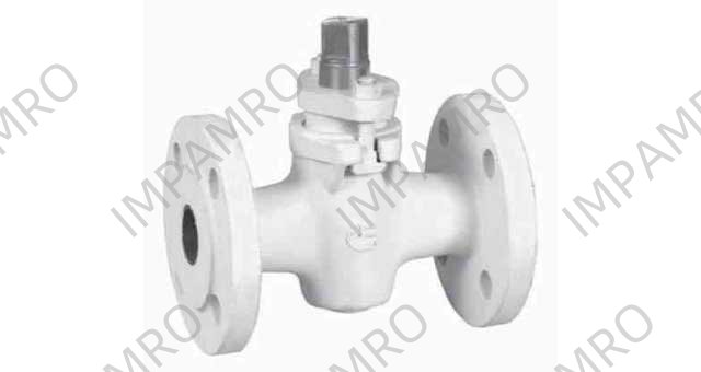 PLUG VALVE DIN CAST IRON, FLANGED PN10 2-WAY #52BKP DN20