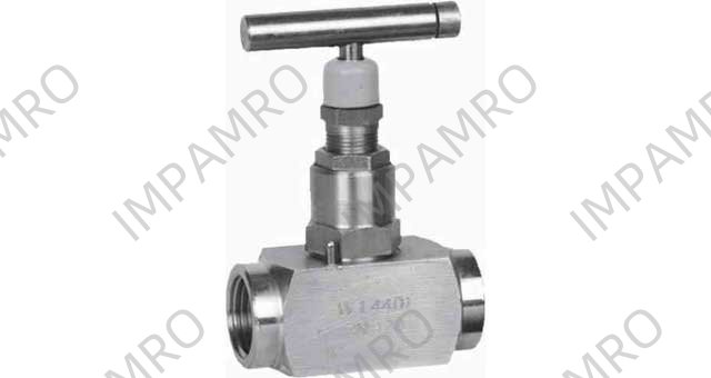 NEEDLE VALVE STAINLESS STEEL, DIN NPT #1226S 1/2"