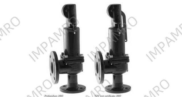 VALVE SAFETY CAST IRON #352SFO, W/O LIFTING DEVICE DN40 PN16