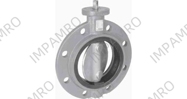 BUTTERFLY VALVE DIN CAST IRON, MONOFLANGE #6020 350MM