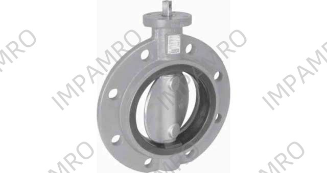 BUTTERFLY VALVE DIN CAST IRON, MONOFLANGE #6110 400MM