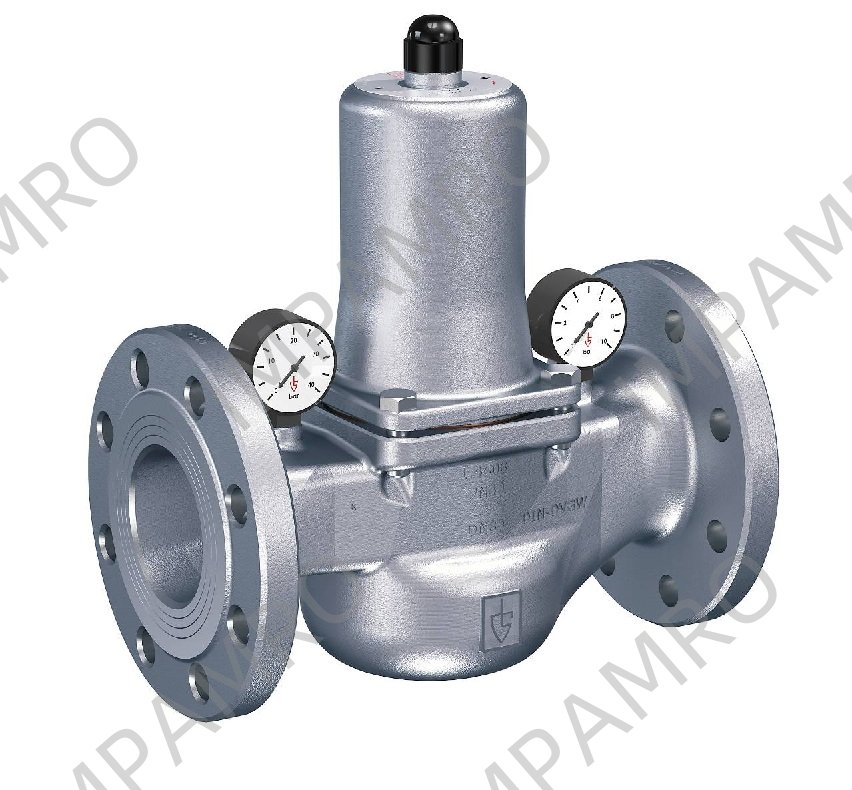 VALVE PRESS. REDUCE W/FLANGE, PN40 S.STEEL #482MGFO-SP DN80