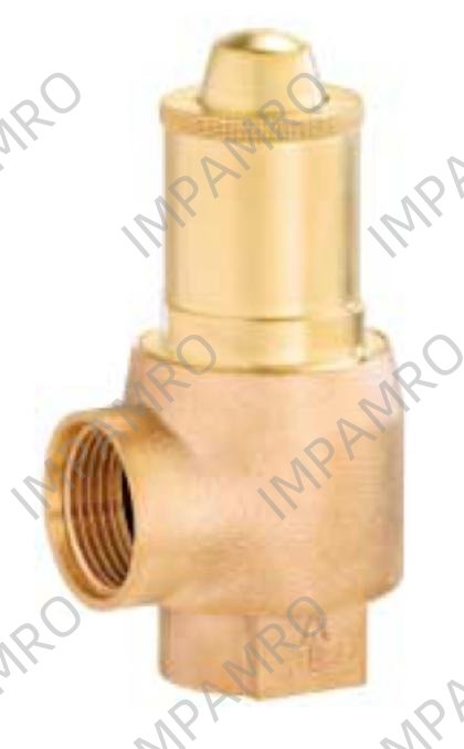 VALVE SAFETY DIAPHRAGM 651MWIK, RED BRASS 1-1/2" 6/8/10BAR