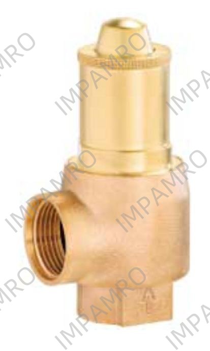 VALVE SAFETY DIAPHRAGM 651MHIK, RED BRASS 3/4" 2.5/3/3.5BAR