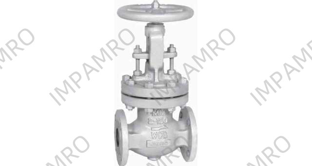 GLOBE VALVE ANSI150 CARBON STL, S.STEEL TRIM FLANGED #1820 8"
