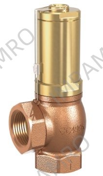 VALVE OVERFLOW GUNMETAL DIN, #617TGFO G1-1/2"