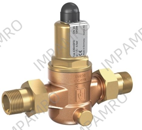 VALVE OVERFLOW GUNMETAL, #630MGFO DIN 40