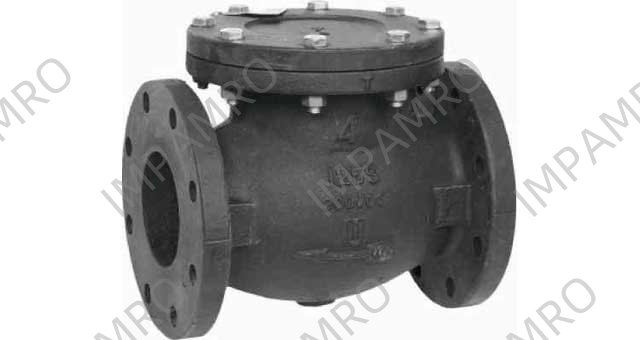 CHECK VALVE ANSI 125 CAST IRON, FLANGED SWING TYPE 1803 2-1/2"
