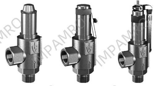 VALVE SAFETY S.STEEL #461TFO, DIN 0.5-70 BAR DN15