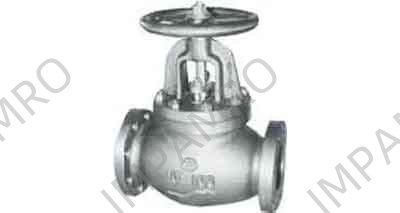 GLOBE VALVE CAST-IRON FLANGED, F7307 10KG-300MM