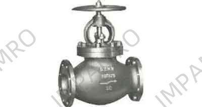 GLOBE VALVE CAST-STEEL FLANGED, F7319 10KG-200MM