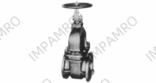 GATE VALVE CAST-IRON FLANGED, F7363 5KG-500MM