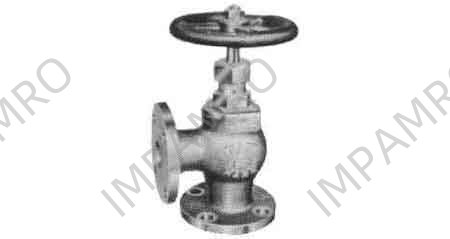ANGLE VALVE SCREW DOWN CHECK, BRONZE FLANGED F7352 5KG-15MM