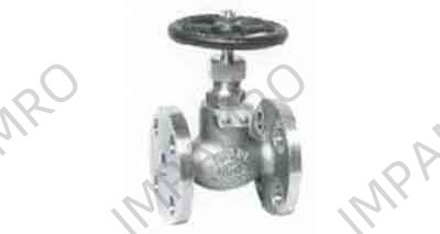 GLOBE VALVE SCREW DOWN CHECK, BRONZE FLANGED F7409 16KG-15MM