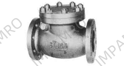 SWING CHECK VALVE CAST-IRON, FLANGED F7372 5KG-250MM