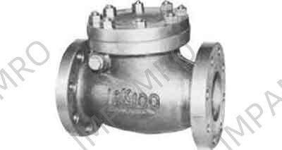SWING CHECK VALVE CAST-IRON, FLANGED F7373 10KG-150MM