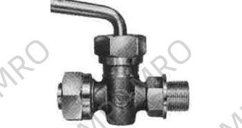 COCK SCREWED-END BRONZE, F7387 16KG-20MM