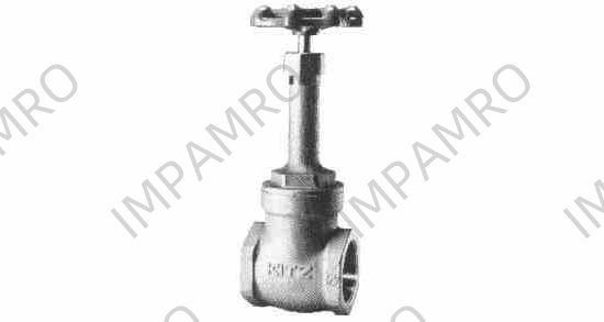 GATE VALVE BRONZE SCREWED, B2011 5KG 2-1/2"
