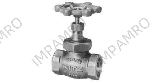 GATE VALVE BRONZE SCREWED, 125LBS PT3/4