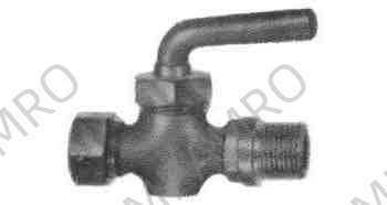 DRAIN COCK WITH LEVER HANDLE, BRONZE MALE&FEMALE PT1/4